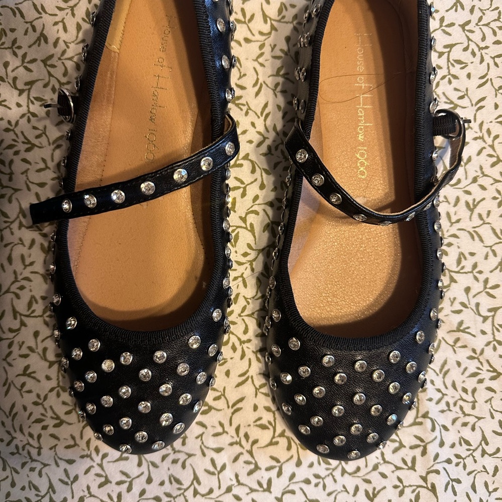 Black Studded Shoes from House of Harlow Sz6